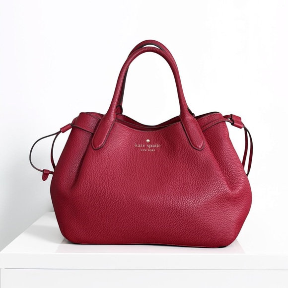 Authentic Kate Spade Red Dumpling Satchel Crossbody Handbag with COA! - Picture 2 of 14